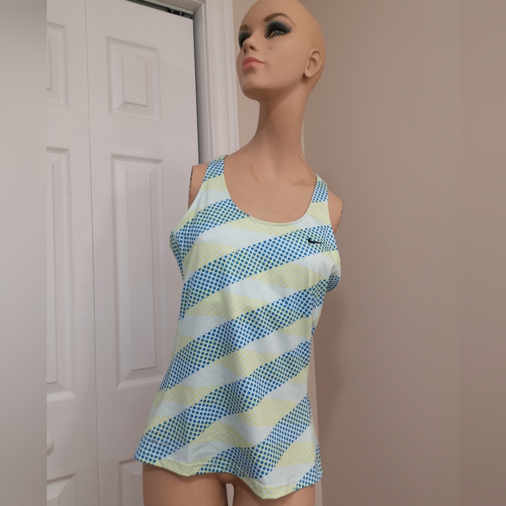 Nike Women's Dri-FIT Multicolor Poka Dots Tank Size L